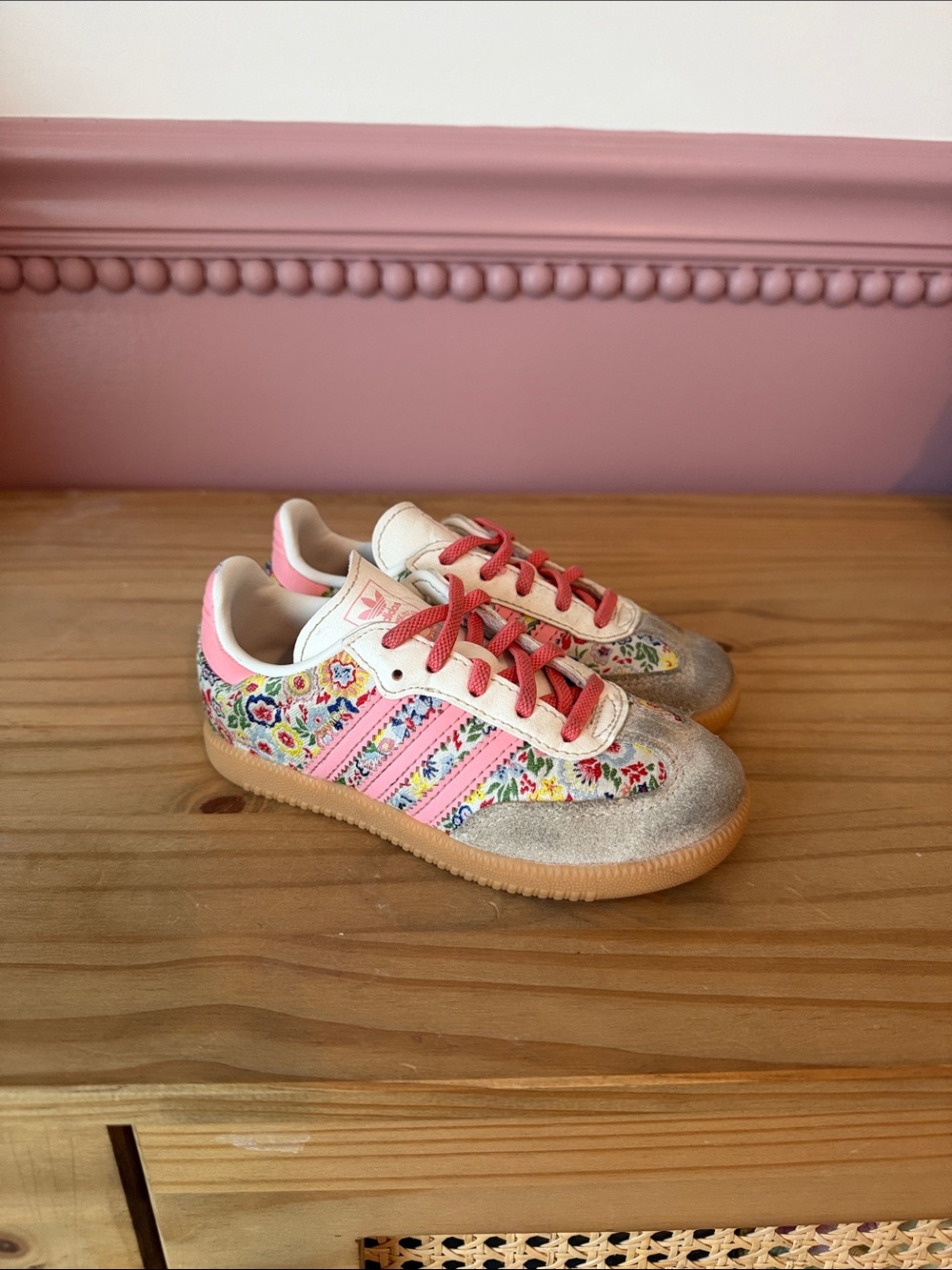 Girls liberty London adidas sambas